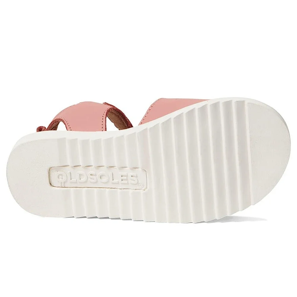 Old Soles Sister-Bug Sandals Toddler Girl's 7 Snow Bright Red Leather ZOGG3184